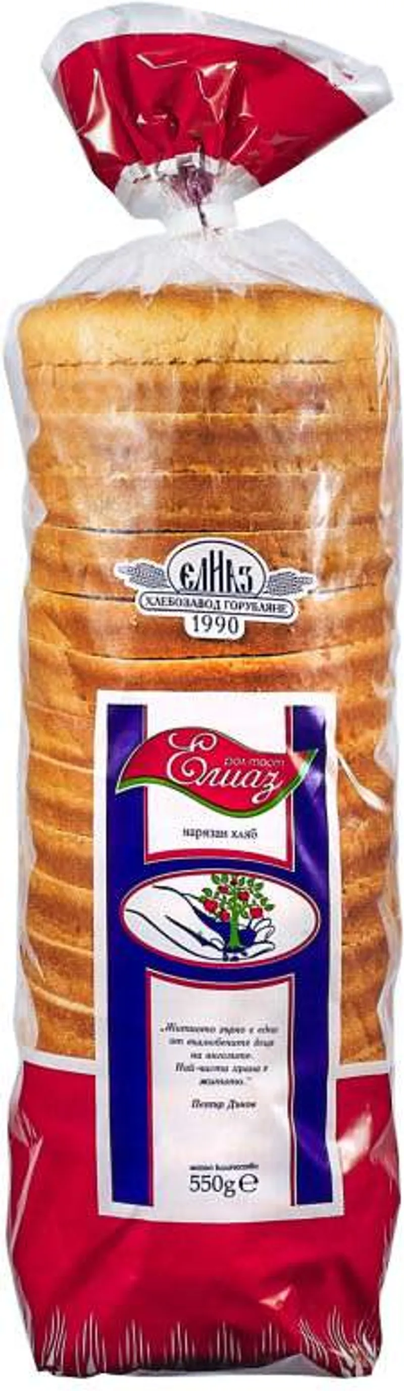 Хляб Елиаз Рол тост (550г)