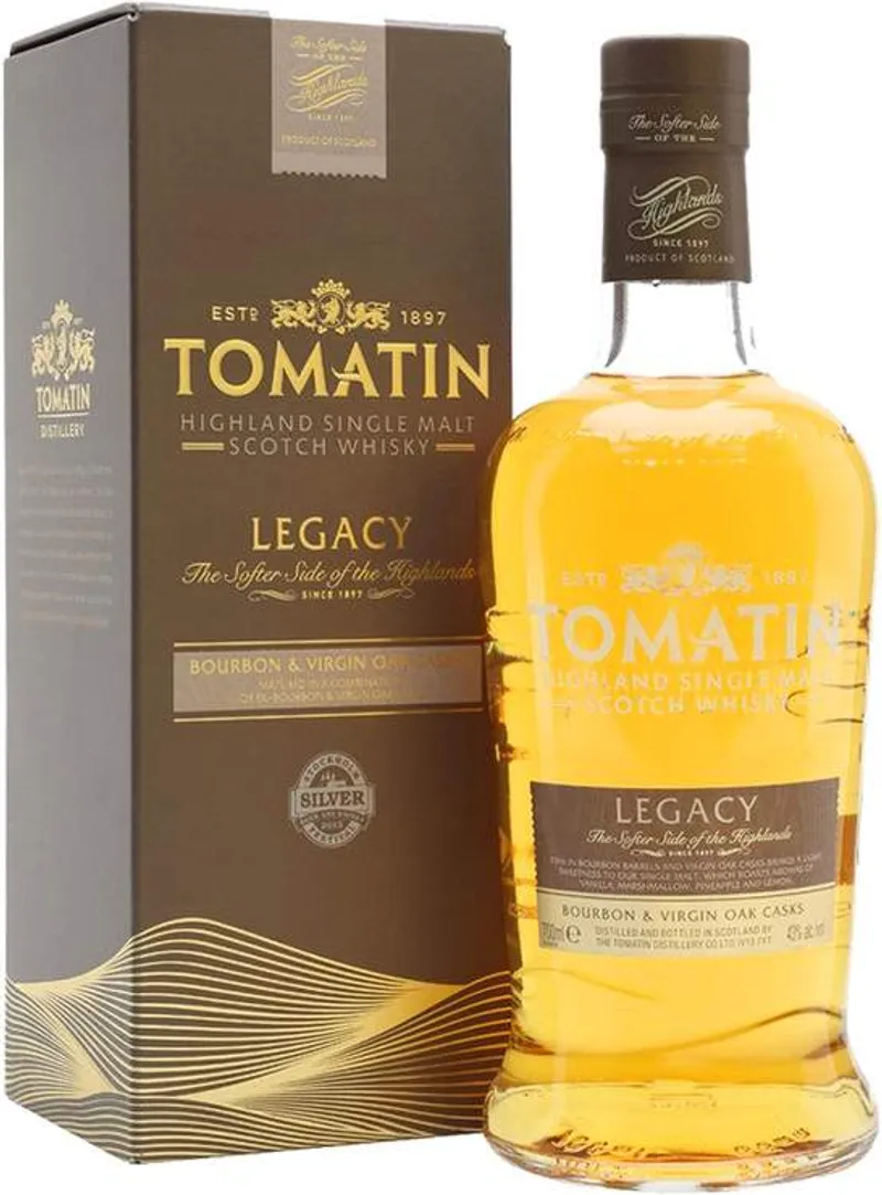 Уиски Томатин Легаси Шотландско 43% vol. (700мл)