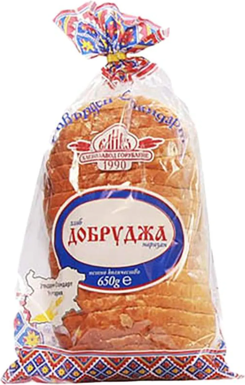 Хляб Елиаз Добруджа Нарязан Утвърден стандарт (650г)