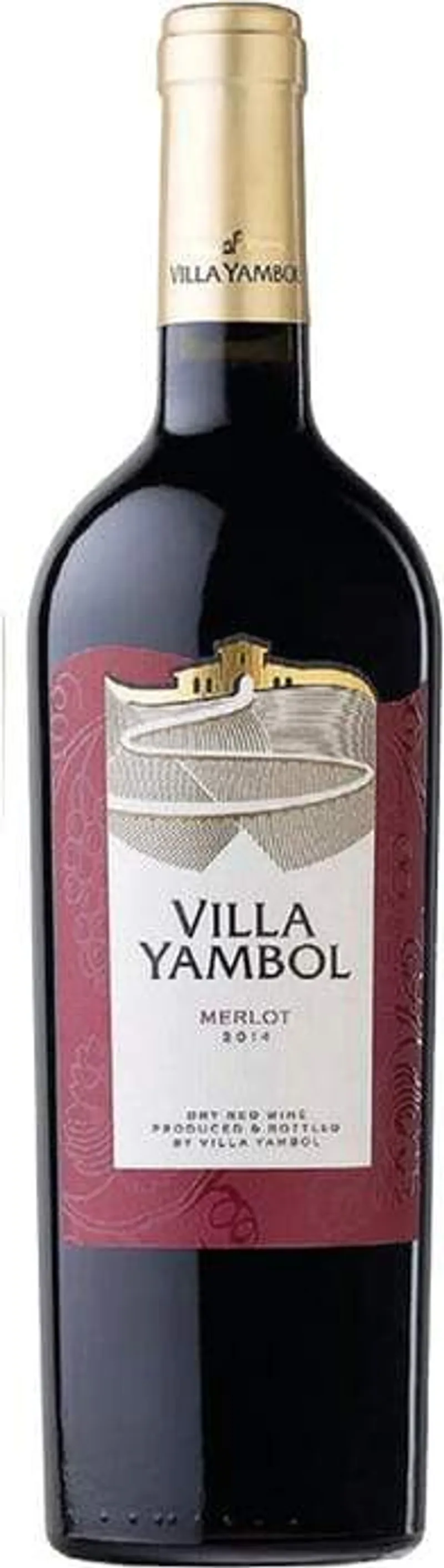 Вино Червено Вила Ямбол Мерло (750мл)
