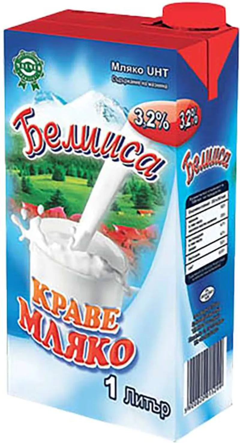 Прясно мляко Белииса УХТ 3.2% (1л)