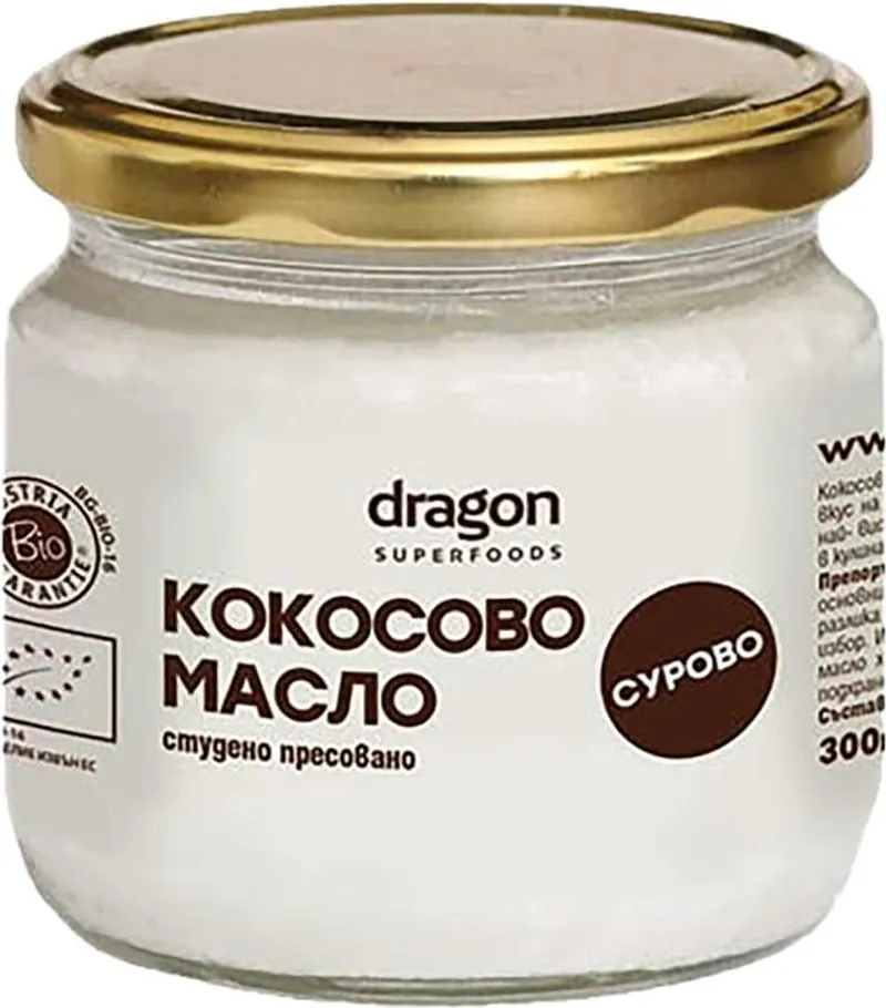 Кокосово масло Dragon Superfoods Екстра върджин (300мл)