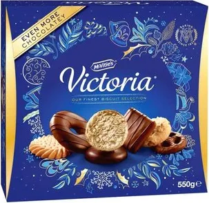 Бисквитиера Victoria Selection Коледна 550Гр-