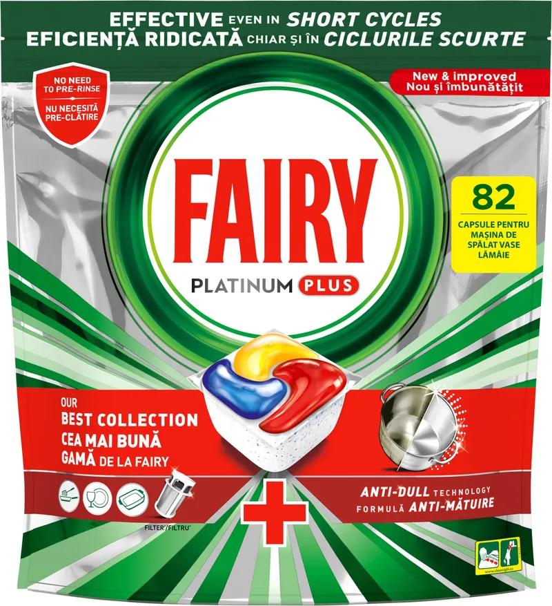 Таблетки за Съдомялна Fairy Platinum Plus 82Бр-