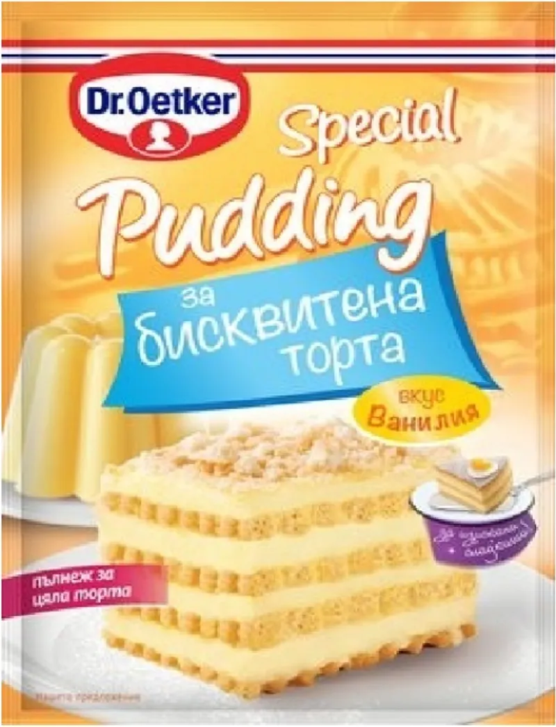 Пудинг Йоткер за Бисквитена Торта Ванилия 70Г-