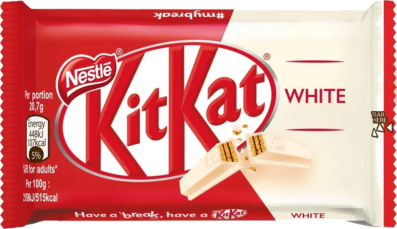 Десерт Kit Kat 4 Fingers Бял Шоколад 41,5Гр-