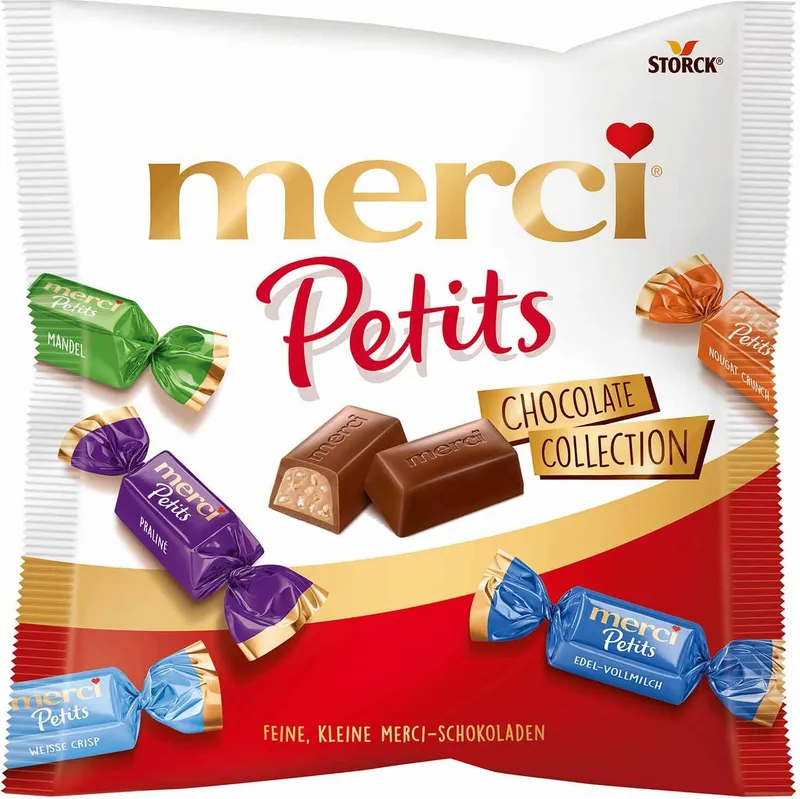 Бонбони Merci Petits Шоколадова Колекция 125Гр-