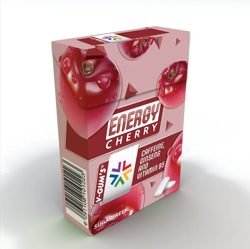 Дъвки V-Gum Energy Cherry 17Гр-