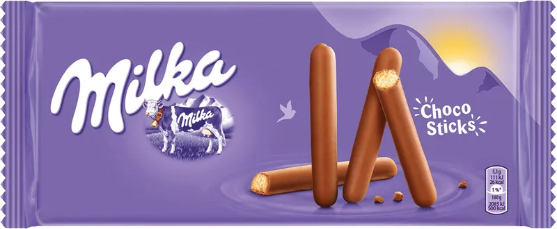 Бисквити Milka Choco Lila Sticks 112 Гр-
