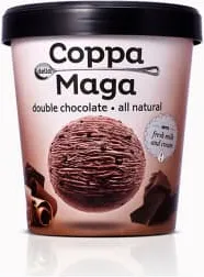 Сладолед Coppa Della Maga Двоен Шоколад 85 Гр125Мл-