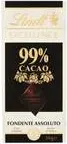 Шоколад Линдт Екселенс Натурален 99% 50Гр -