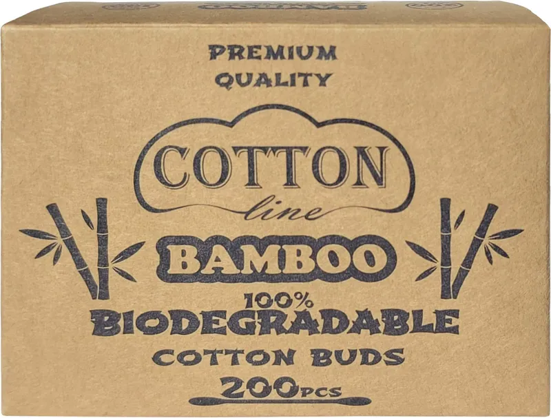 Клечки За Уши Cotton Line Биоразгр. Bamboo 200 Бр-