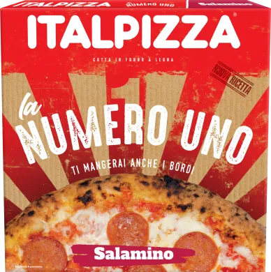 Пица La Numero Uno Салам Пеперони 410Гр-