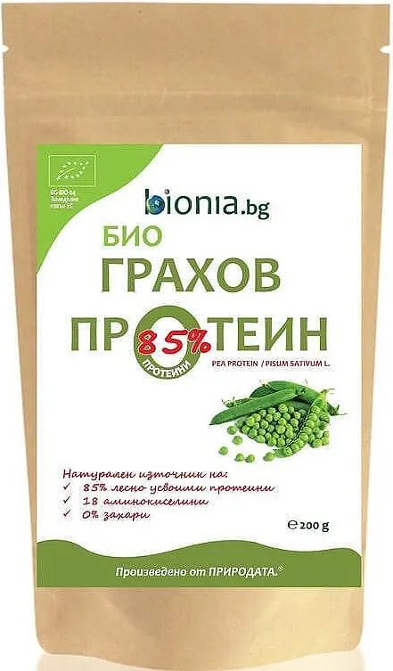 Протеин Био Bionia Грахов 200 Гр Плик-