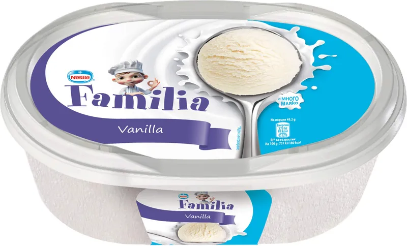 Сладолед Familia Ванилия 345 Гр-