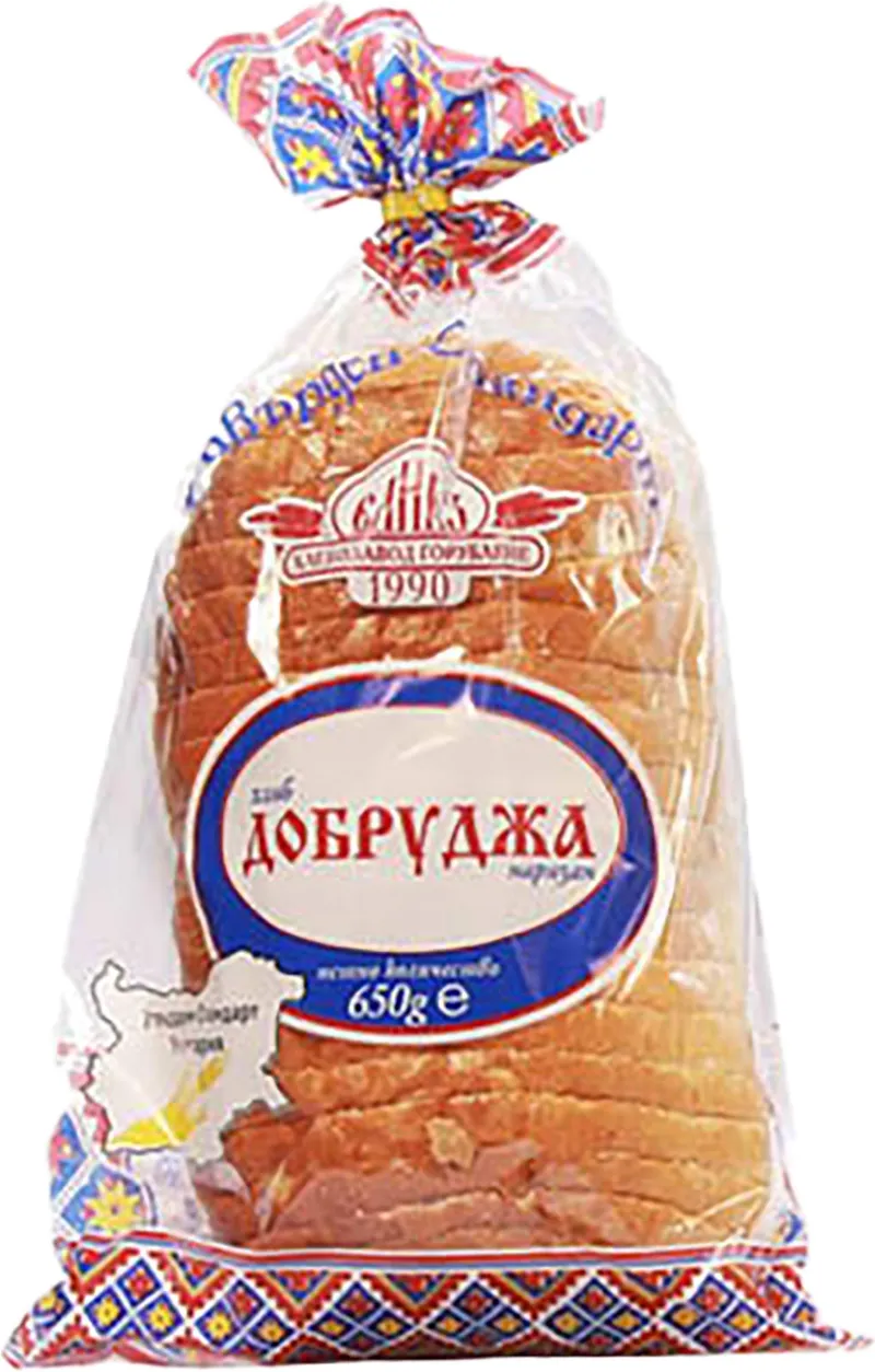 Хляб Добруджа Нарязан 650 Гр -