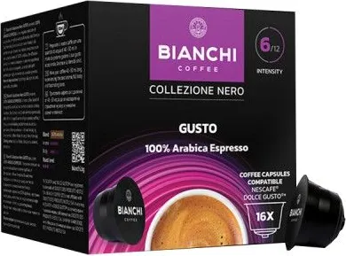 Кафе Bianchi Nero 100% Arabica 16Бр Dolce Gusto-