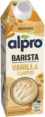 Напитка Alpro Barista Овес и Соя с Аромат Ванилия 750Мл-