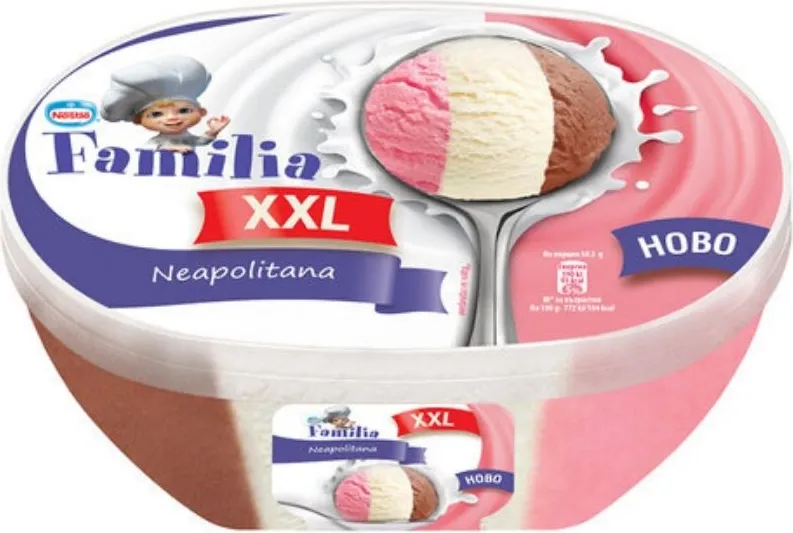 Сладолед Familia Неаполитана 2Л-