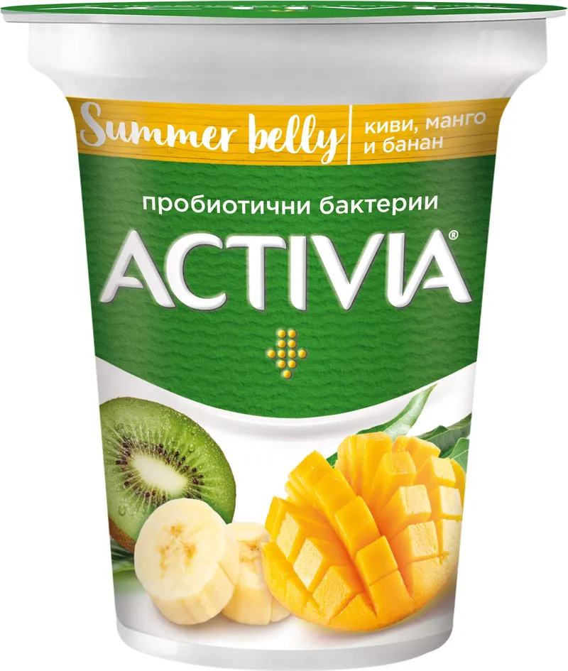Активиа С Плодове Киви Манго И Банан 280 Гр-
