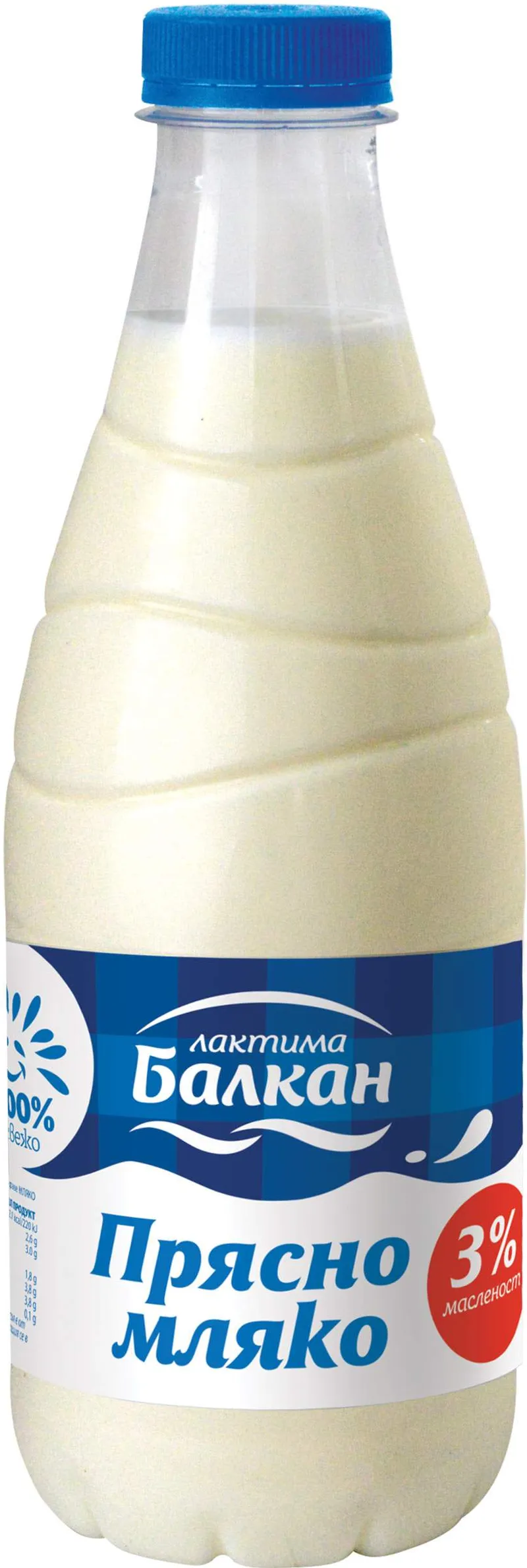 Мляко Прясно Балкан 3% 1 Л-