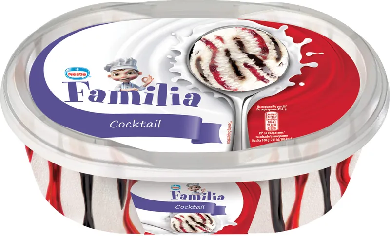 Сладолед Familia Коктейл 345 Гр-