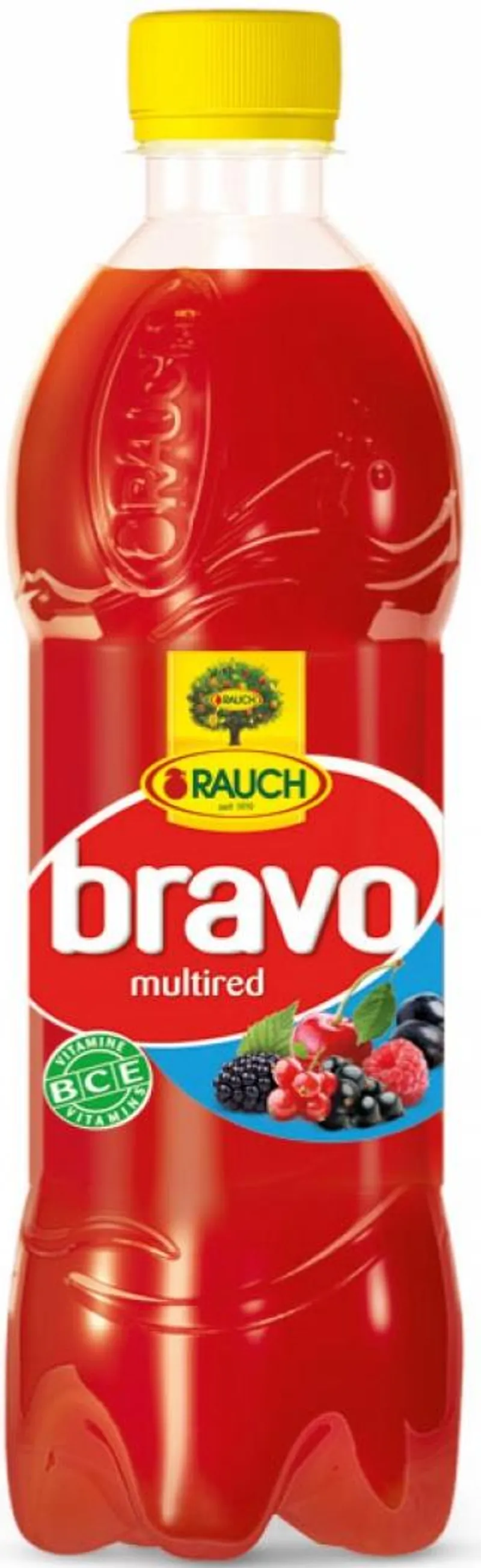Напитка Плодова Rauch Bravo Червени Плодове 500Мл-