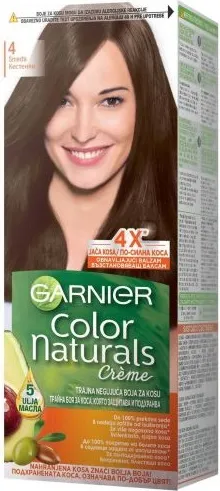 Боя за Коса Garnier Color Natural N4 Кестеняв-