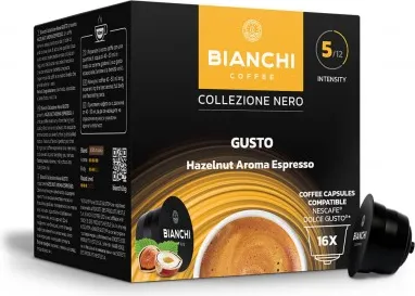 Кафе Bianchi Nero Hazelnuts Aroma 16Бр Dolce Gusto-