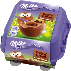 Яйца Великденски Milka Шоко Крем 136Гр-