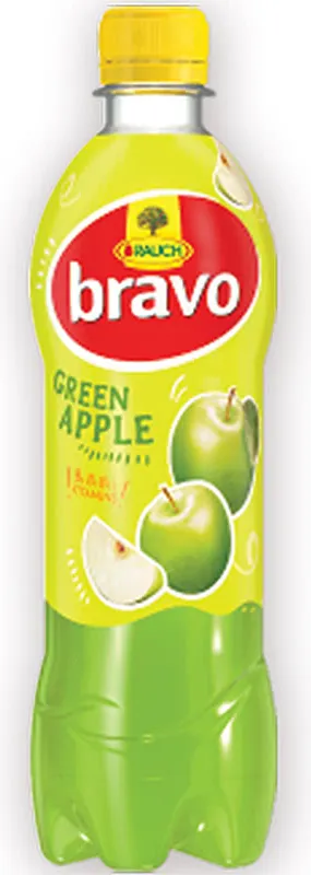 Напитка Плодова Rauch Bravo Зелена Ябълка 500Мл-