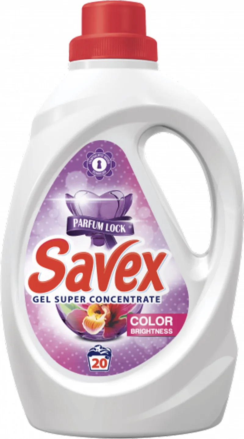 Гел За Пране Savex Color Brightness 1.1 Л 20 Пранета-