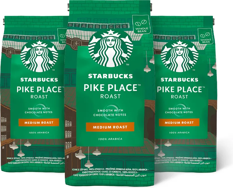 Кафе Starbucks Pike Place Medium 200 Гр Зърна-