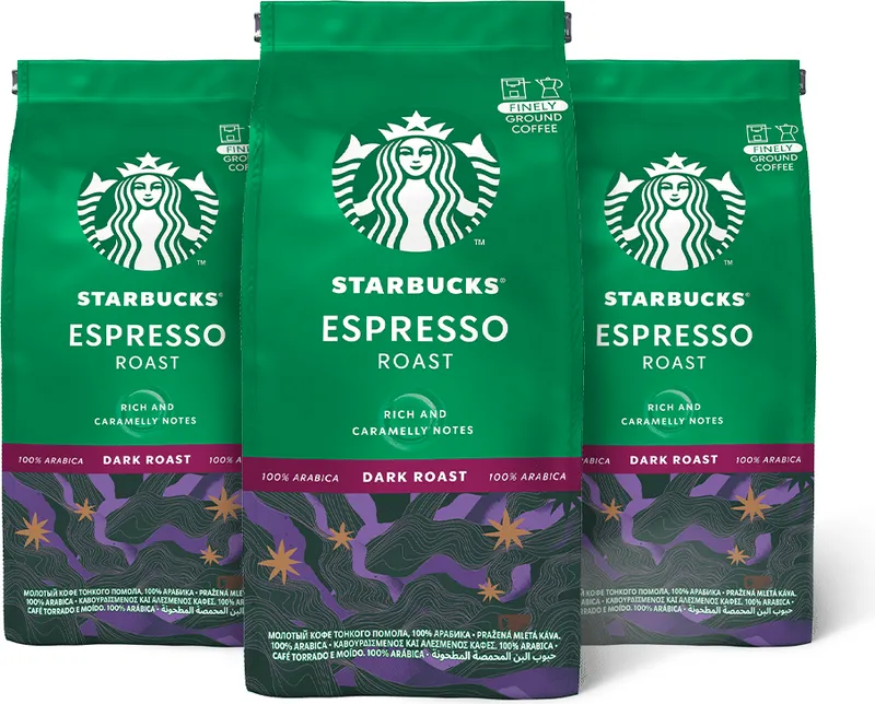 Кафе Starbucks Espresso Fine Dark 200 Гр Мляно-