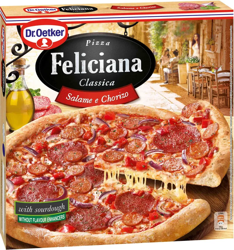 Пица Feliciana Салам И Чоризо 320 Гр Д-Р Йоткер-