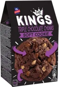 Бисквити Soft Kings Троен Шоколад 180 Гр-