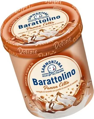 Сладолед Barattolino Пана Кота с Бадеми 500Гр800Мл-