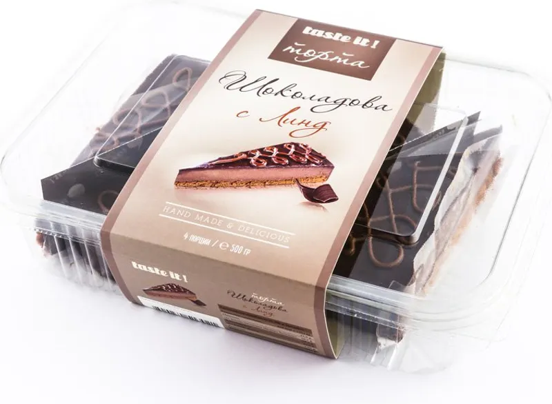 Торта Taste It Шоколадова с Линд 500Гр 4Парчета-