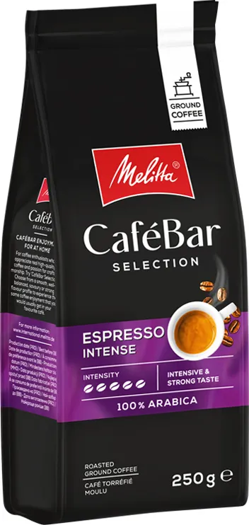 Кафе Melitta Café Bar Espresso Intenso 250Гр Мляно-