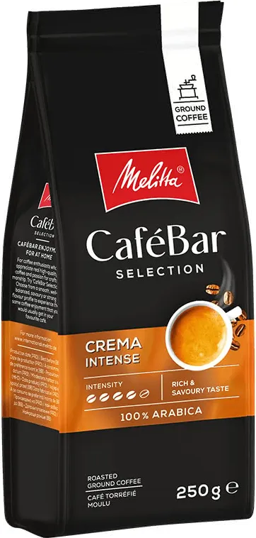 Кафе Melitta Café Bar Crema Intenso 250Гр Мляно-