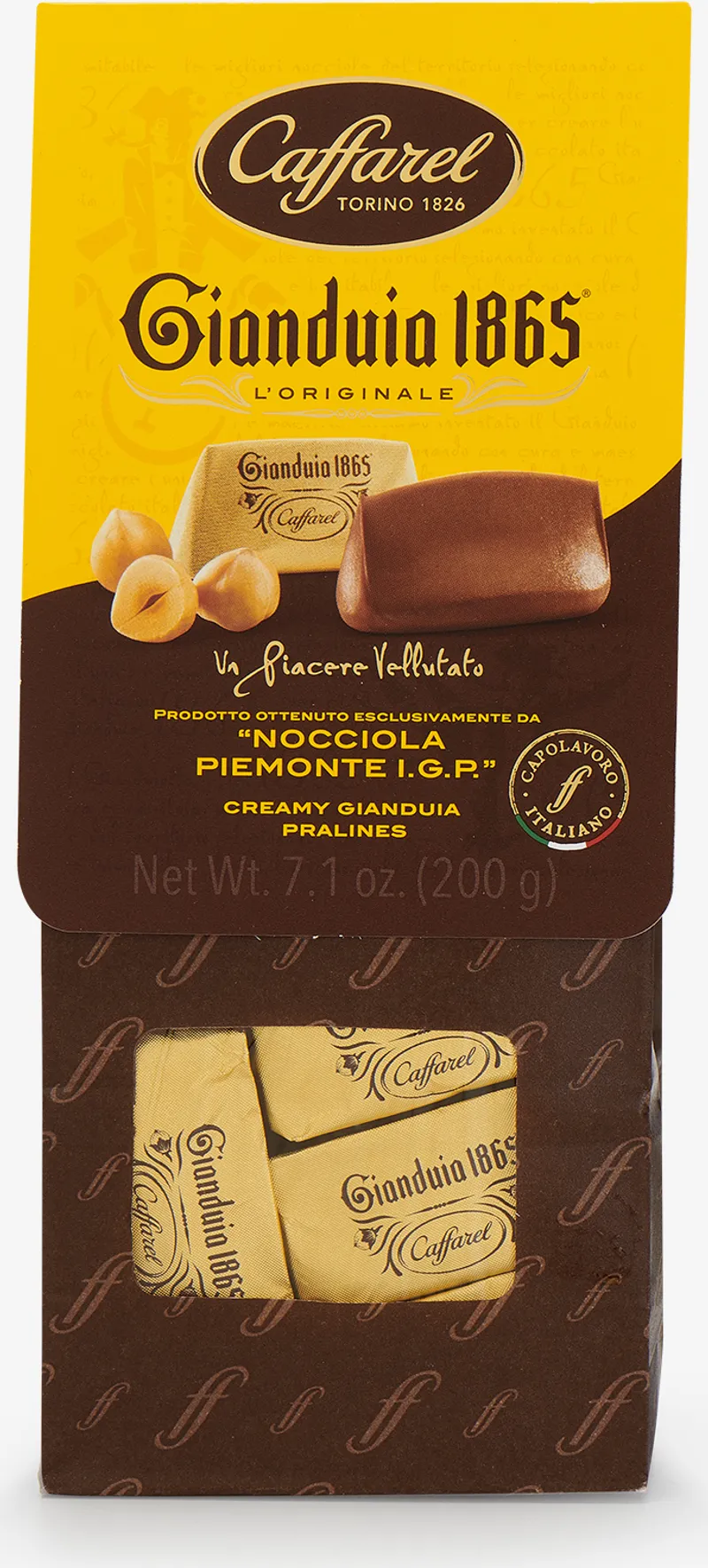 Бонбони Caffarel Gianduia Класик 150Гр-