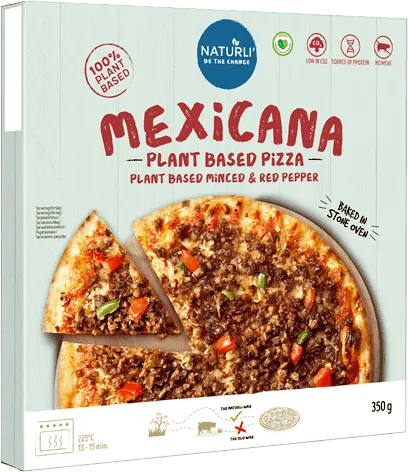 Пица Naturali Веган Мексикана 350Гр-
