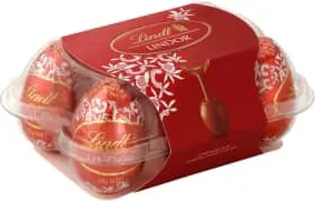 Яйца Шоколадови Lindt Линдор 168Гр Кутия-
