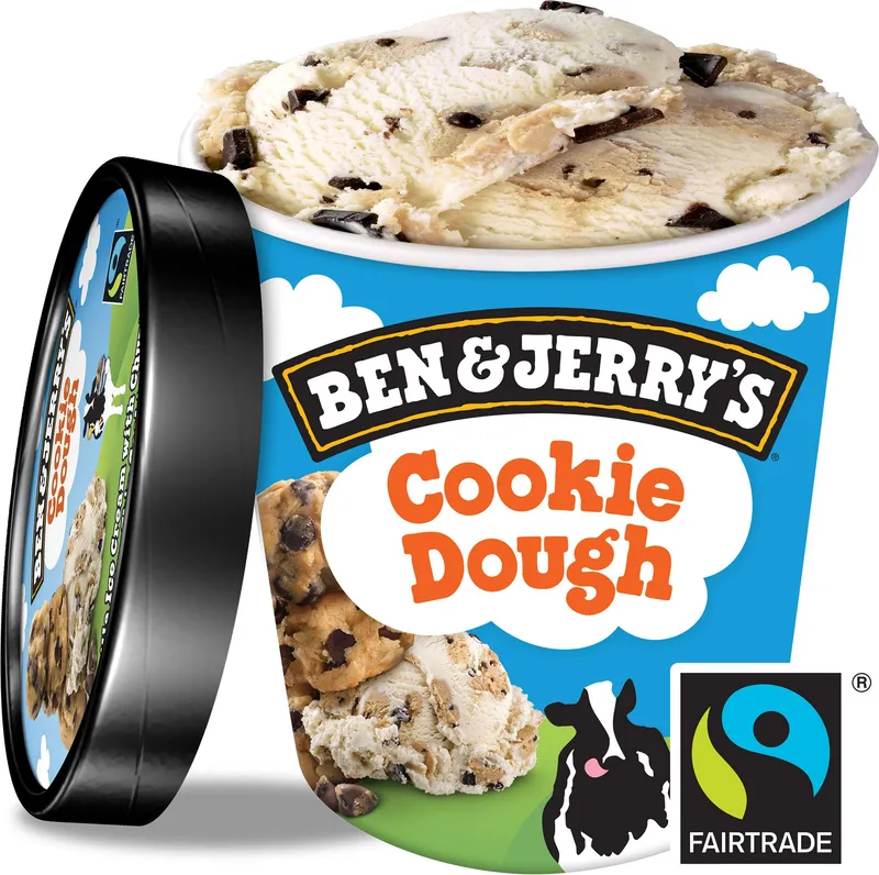 Сладолед B&J Cookie Dough 406 Гр  465 Мл-
