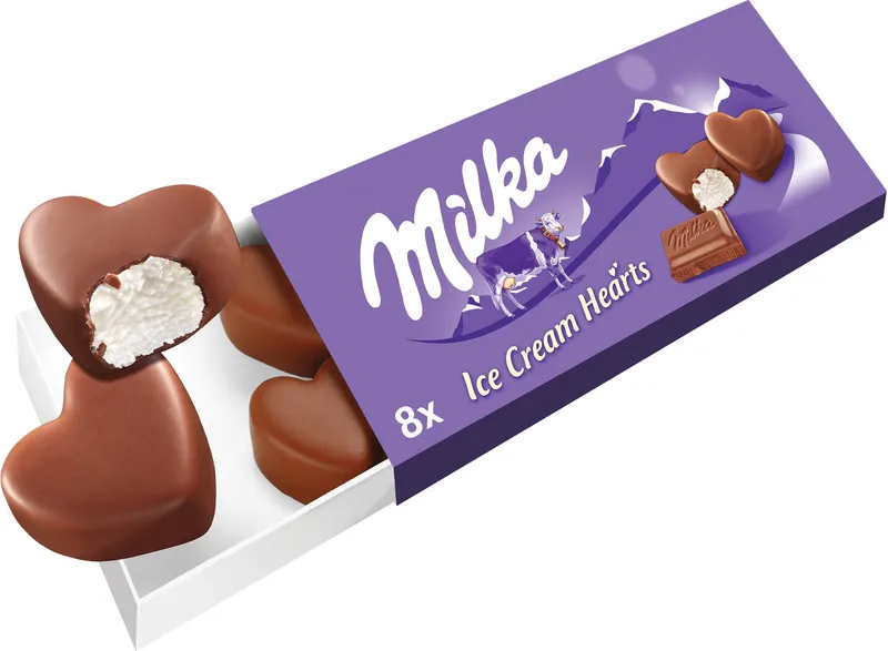 Сладоледени Бонбони Milka 8 Бр 54 Гр Кутия-