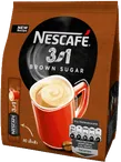 Нескафе 3В1 С Кафява Захар 10Бр Х 16.5Гр Инстантно Плик -