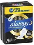 Дамски Превръзки Always Ultra Secure Night Giga Pack 36Бр-