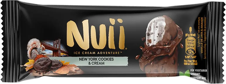 Сладолед Nuii Ню Йорк Бисквитки 67Гр-