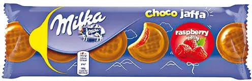 Бисквити Milka Choco Jaffa Малина 147 Гр-
