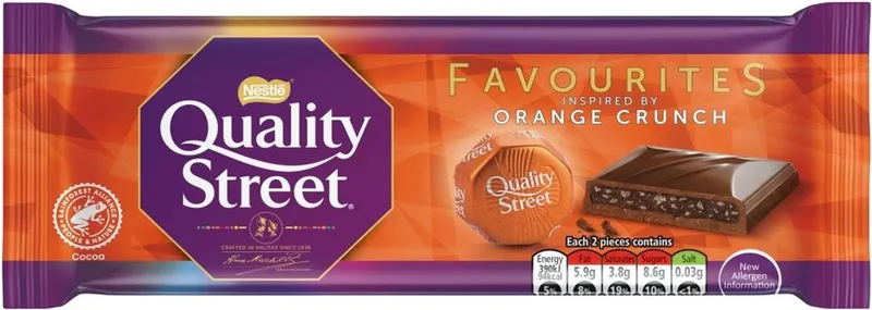 Шоколад Nestle Quality Street Портокал 84Гр-